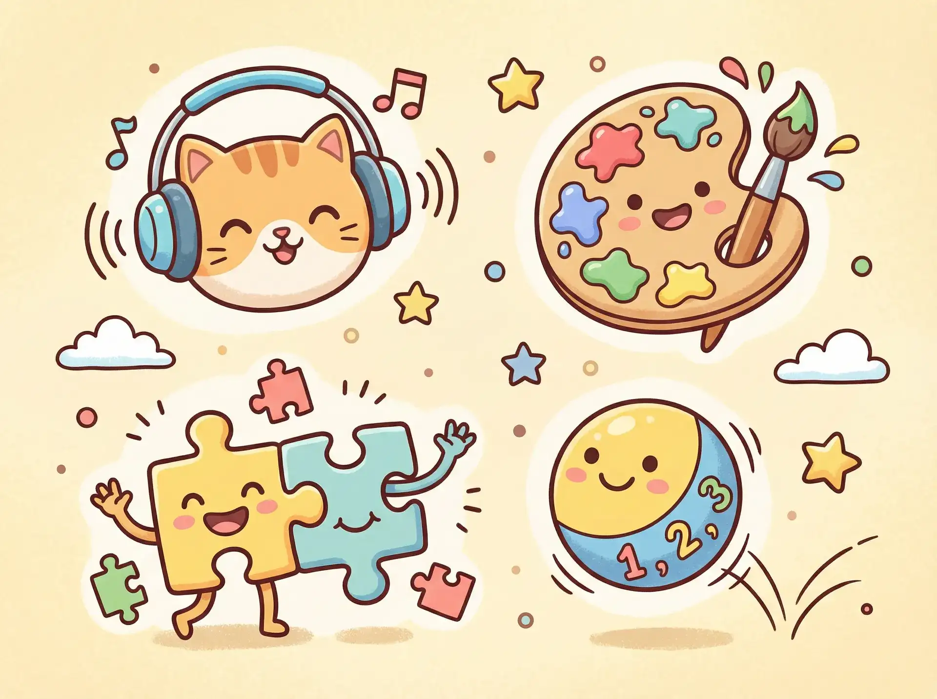 小朋友的手工作品 - 超级赛亚人7 益智创作